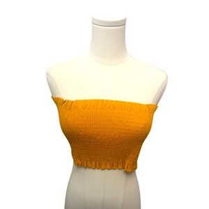 Mustard tube top - small